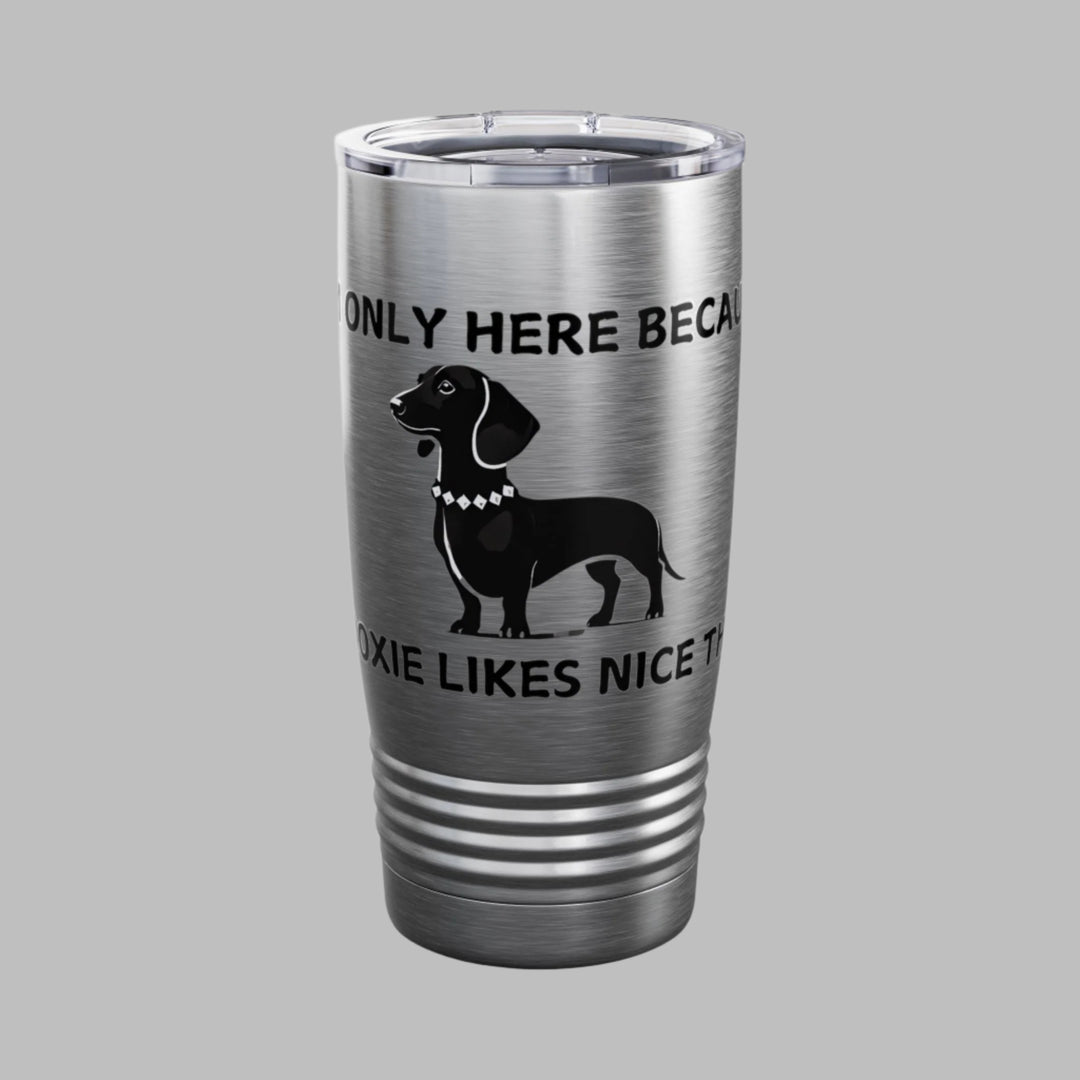 Doxie themed tumbler