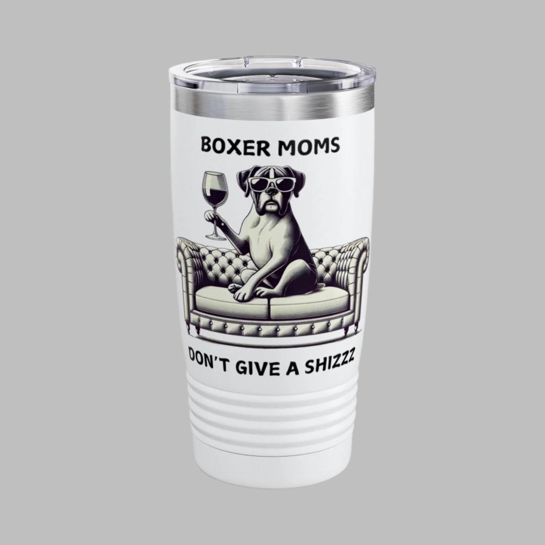 Boxer Moms Don't Give A Shizzz Tumbler