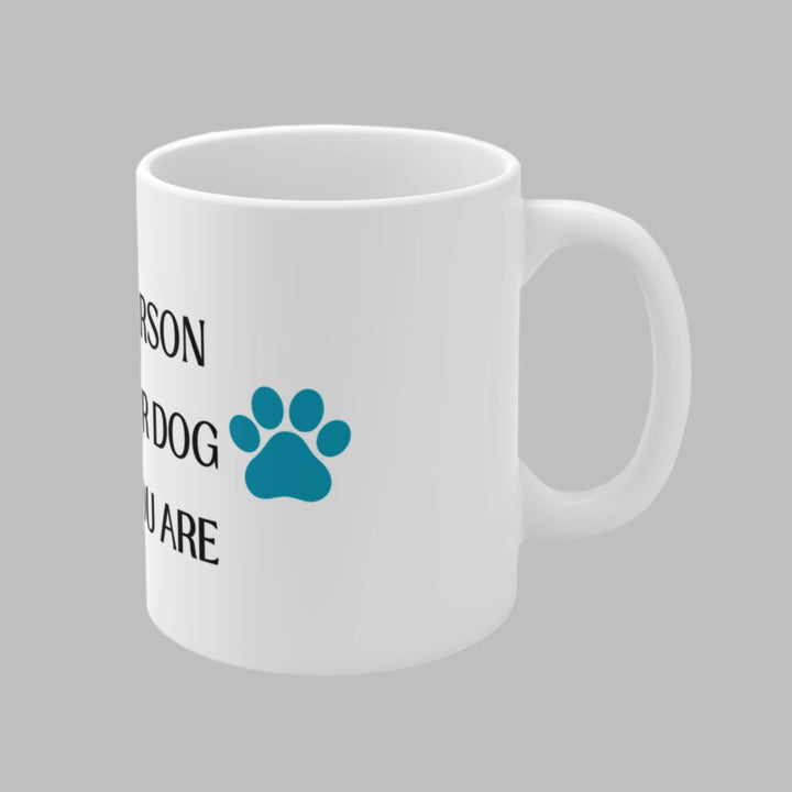dog themed mug