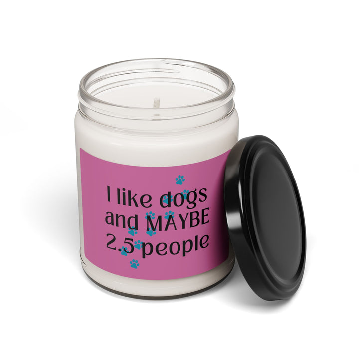 I Like Dogs and MAYBE 2.5 People Candle