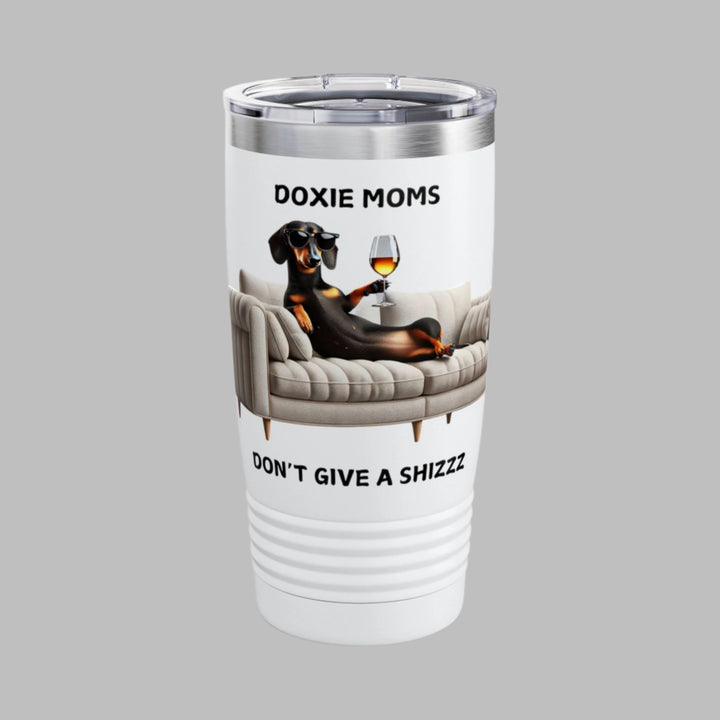 Doxie Moms Don't Give A Shizzz Tumbler