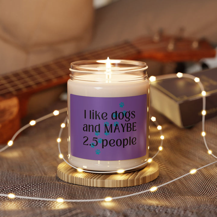 funny candle for dog lovers
