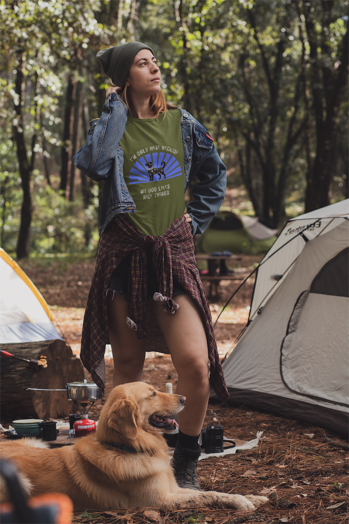 I’m Only Here Because My Dog T-Shirt