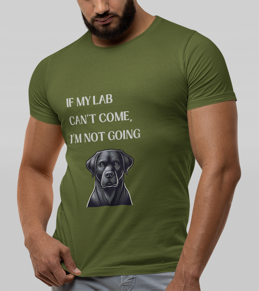 If My Lab Can't Come T-Shirt