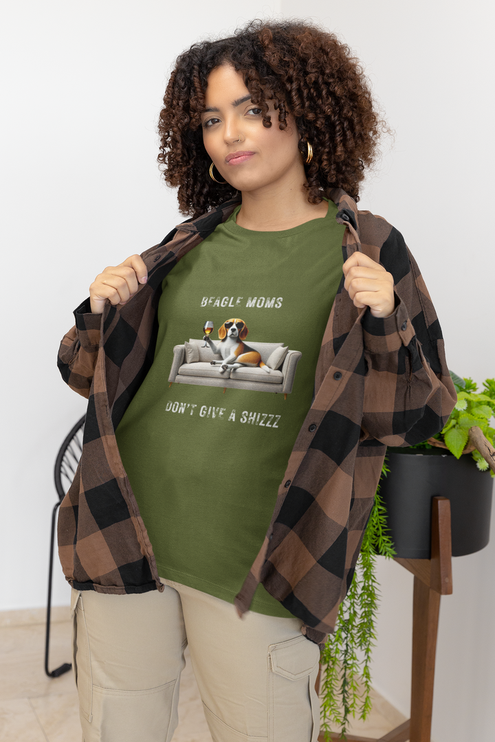 Beagle Moms Don't Give A Shizzz T-Shirt