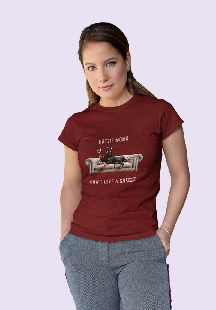 Rottie Moms Don't Give A Shizzz T-Shirt