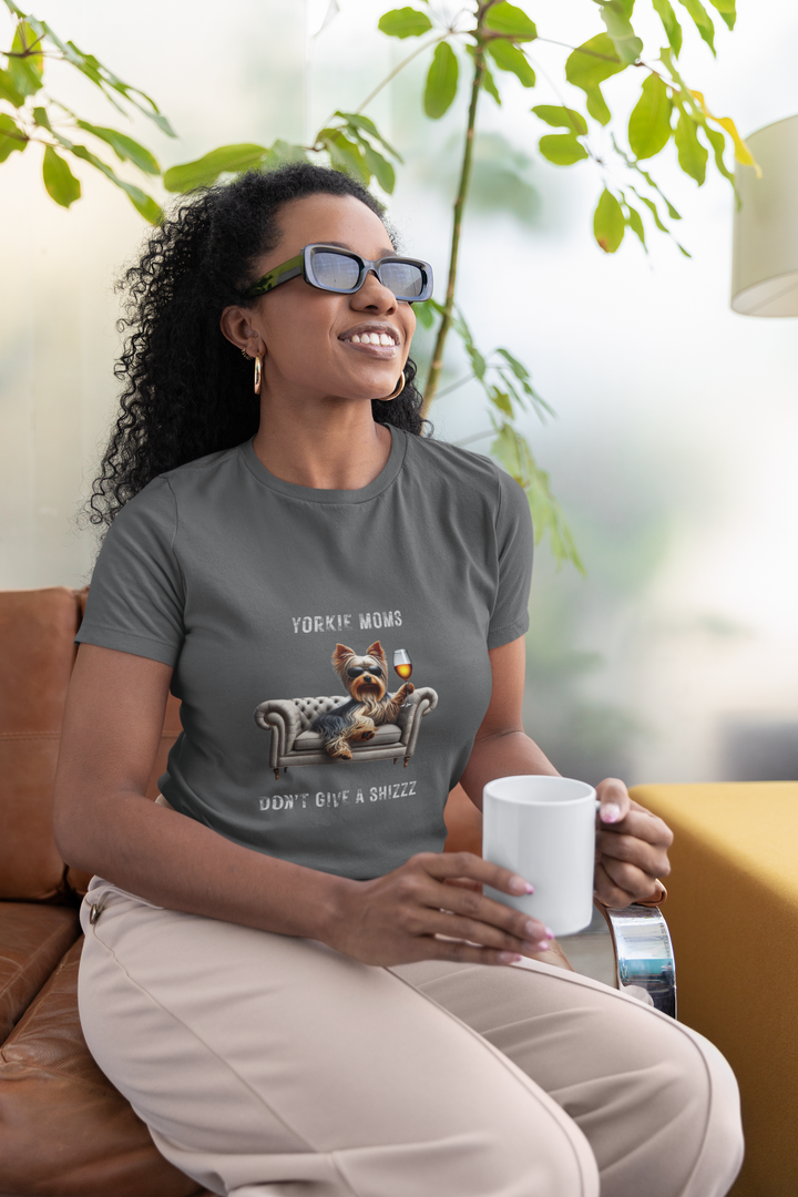 Yorkie Moms Don't Give A Shizzz T-Shirt