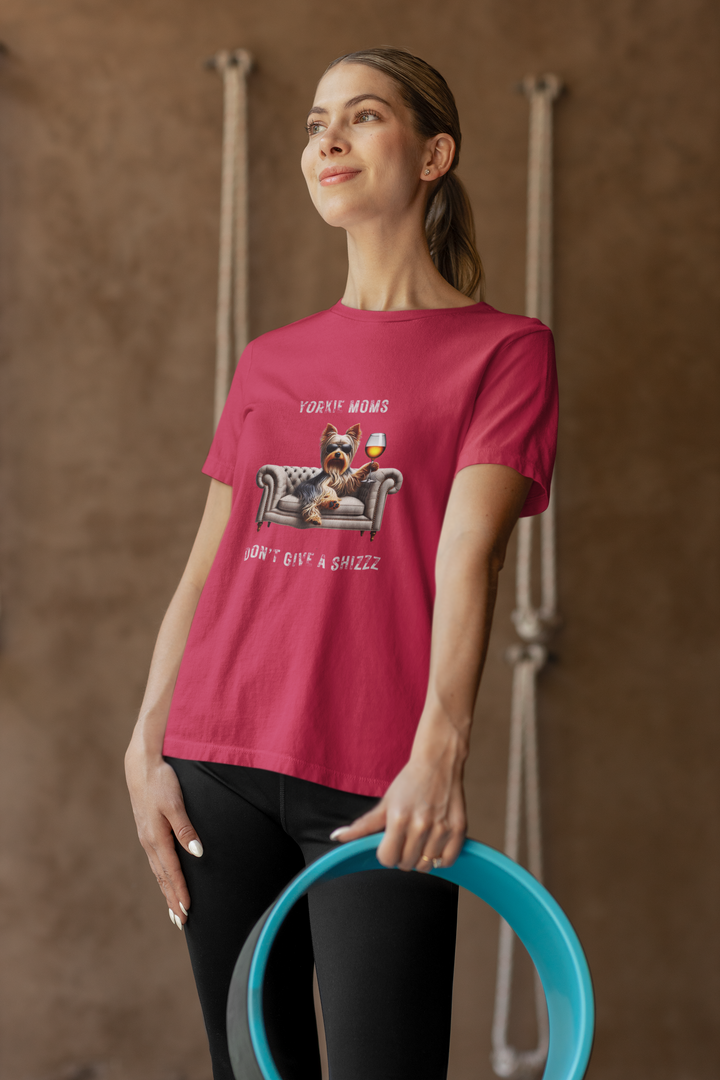 Yorkie Moms Don't Give A Shizzz T-Shirt