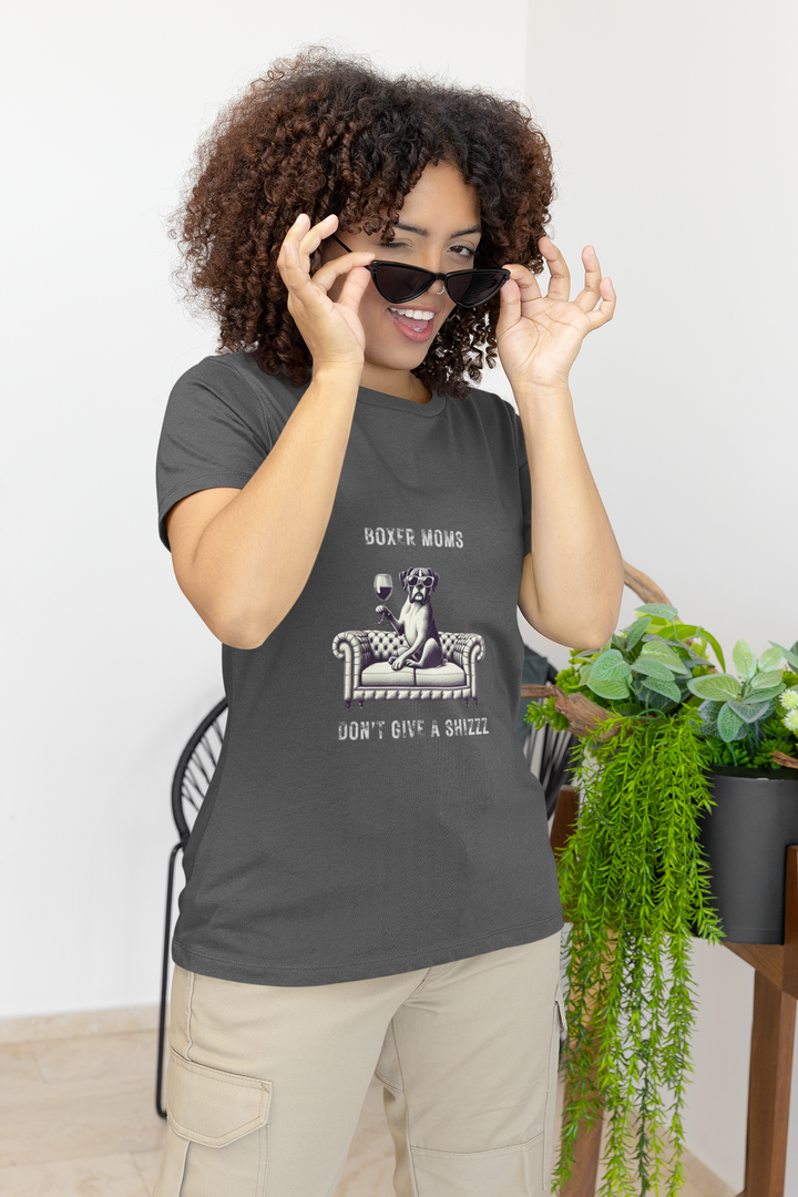 Boxer Moms Don't Give A Shizzz T-Shirt