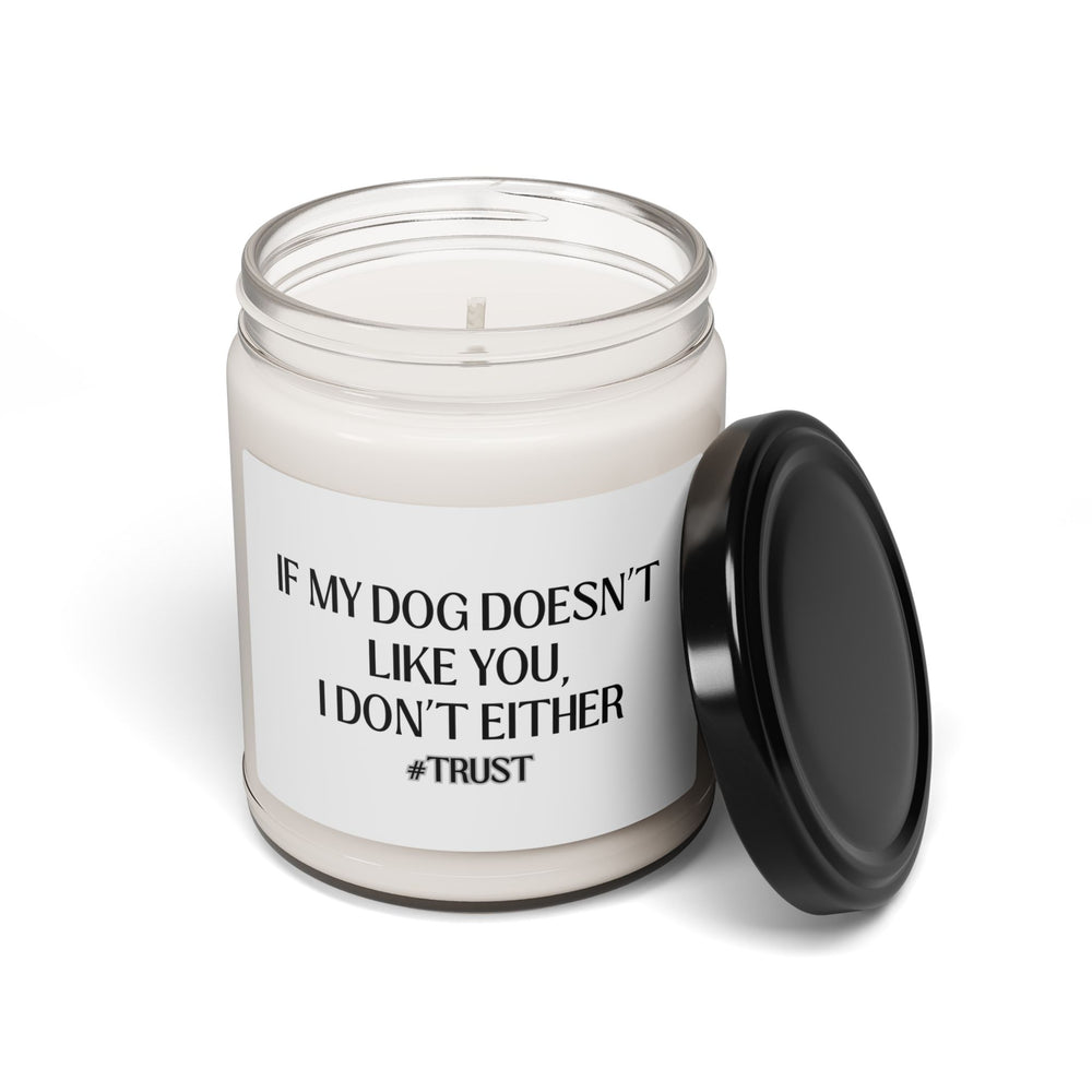 Funny dog candle