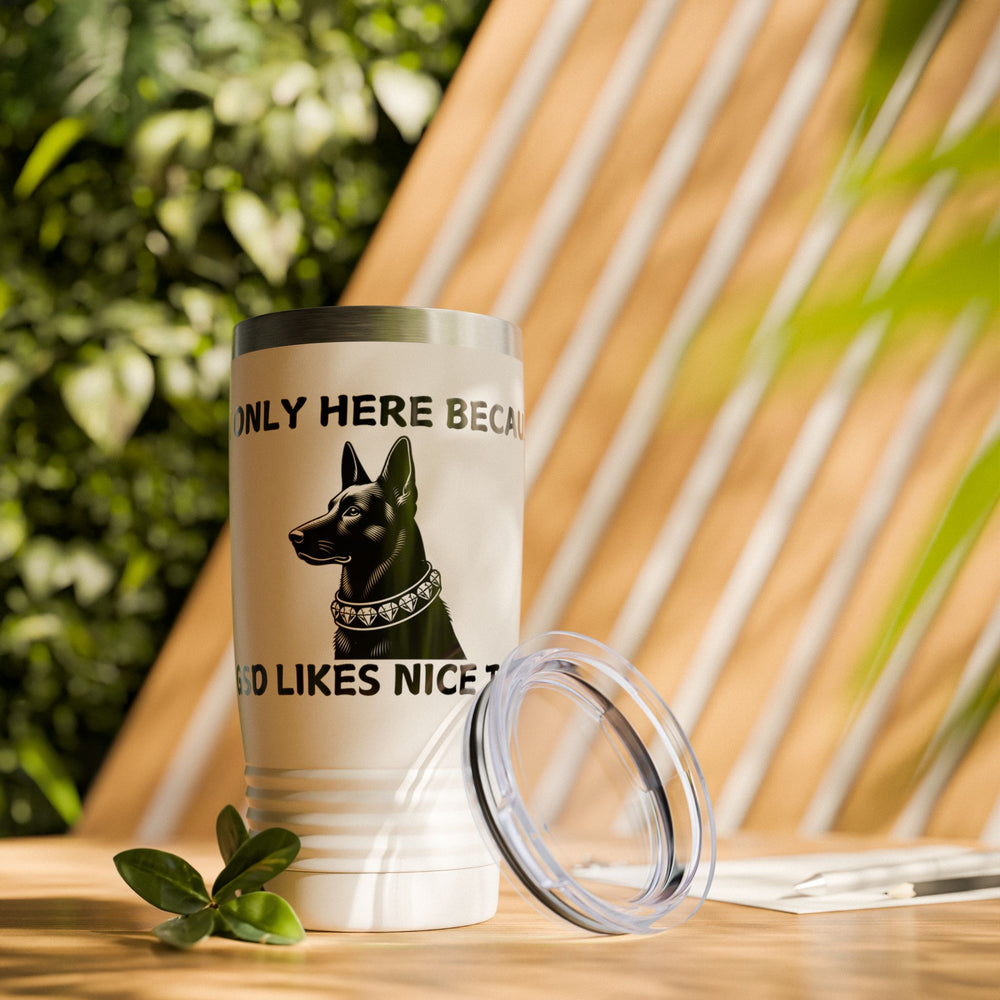 German Shepherd mom tumbler