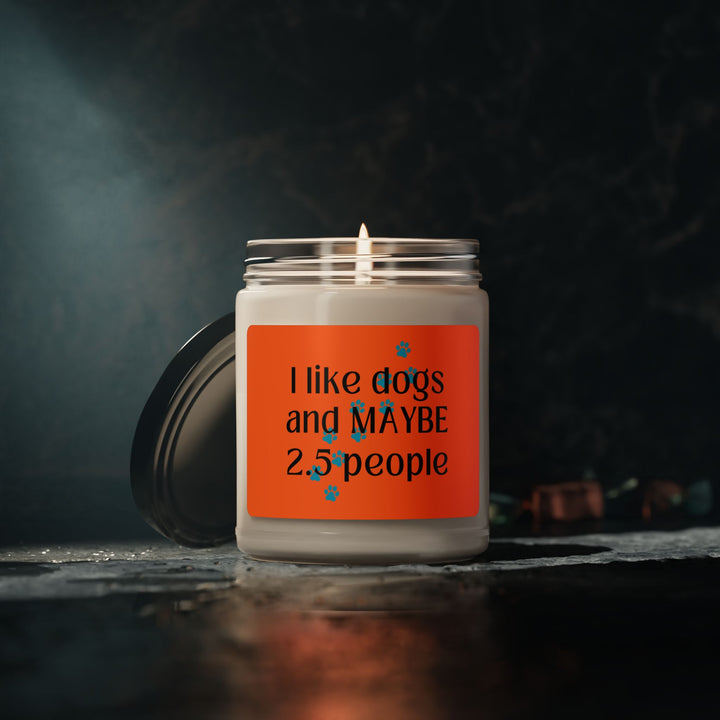 I Like Dogs and MAYBE 2.5 People Candle
