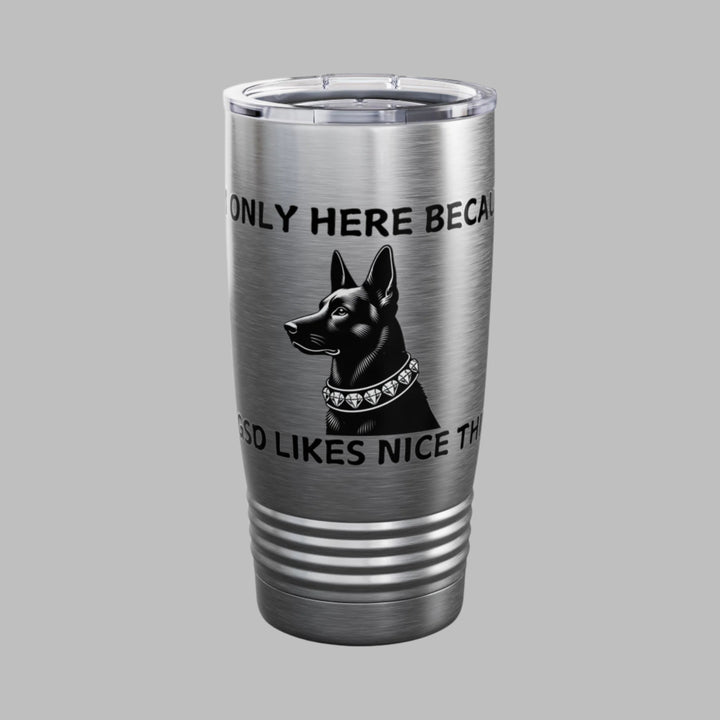 German Shepherd themed tumbler