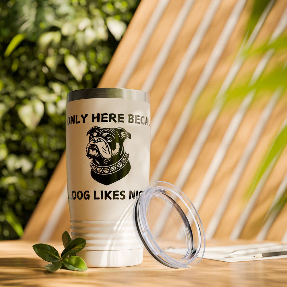 Bulldog themed tumbler
