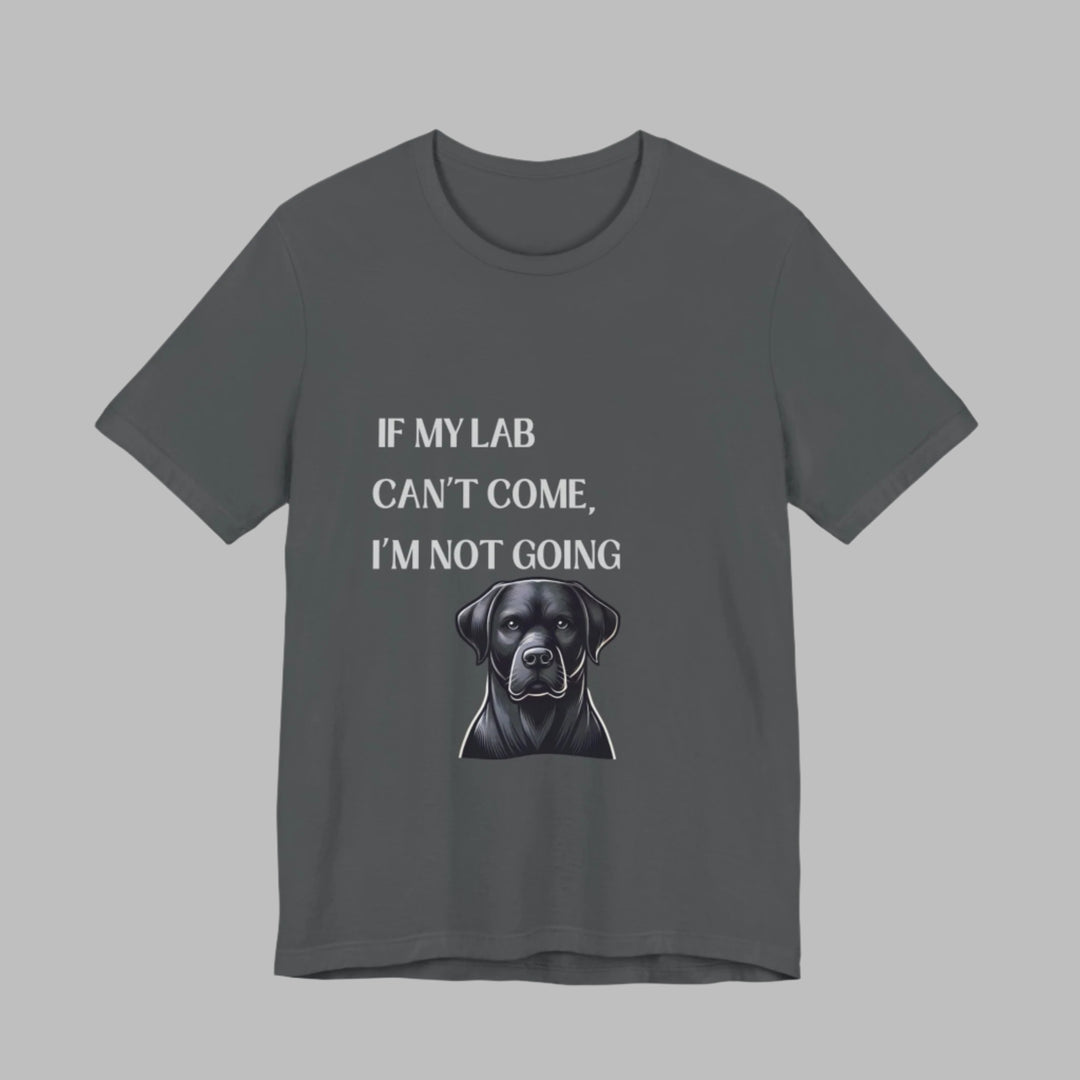 If My Lab Can't Come T-Shirt